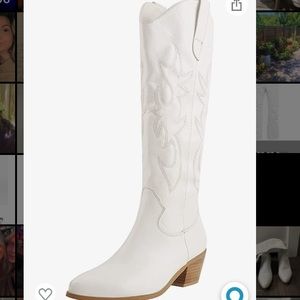 White Cowgirl boots